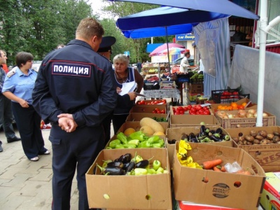 Несанкционированная торговля в неустановленных местах является противозаконной деятельностью