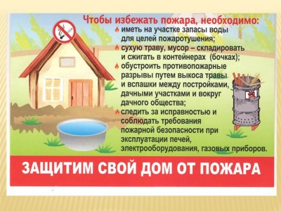 Пожарная безопасность в садоводческих товариществах