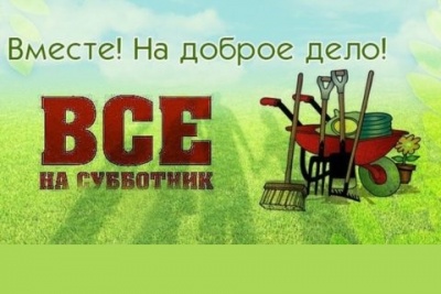20 апреля состоится общегородской субботник